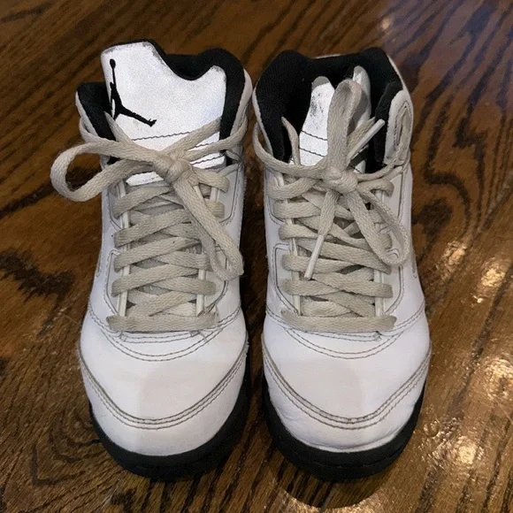 JORDAN RETRO 5 REVERSE METALLIC KIDS 12.5 - Picture 3 of 8